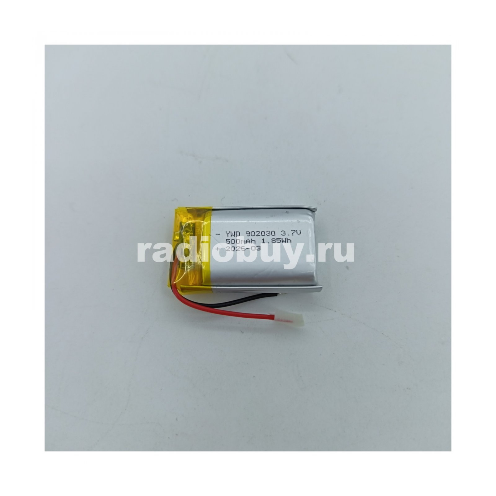 Аккумулятор 902030, 3,7V, 500mAh, Li-pol