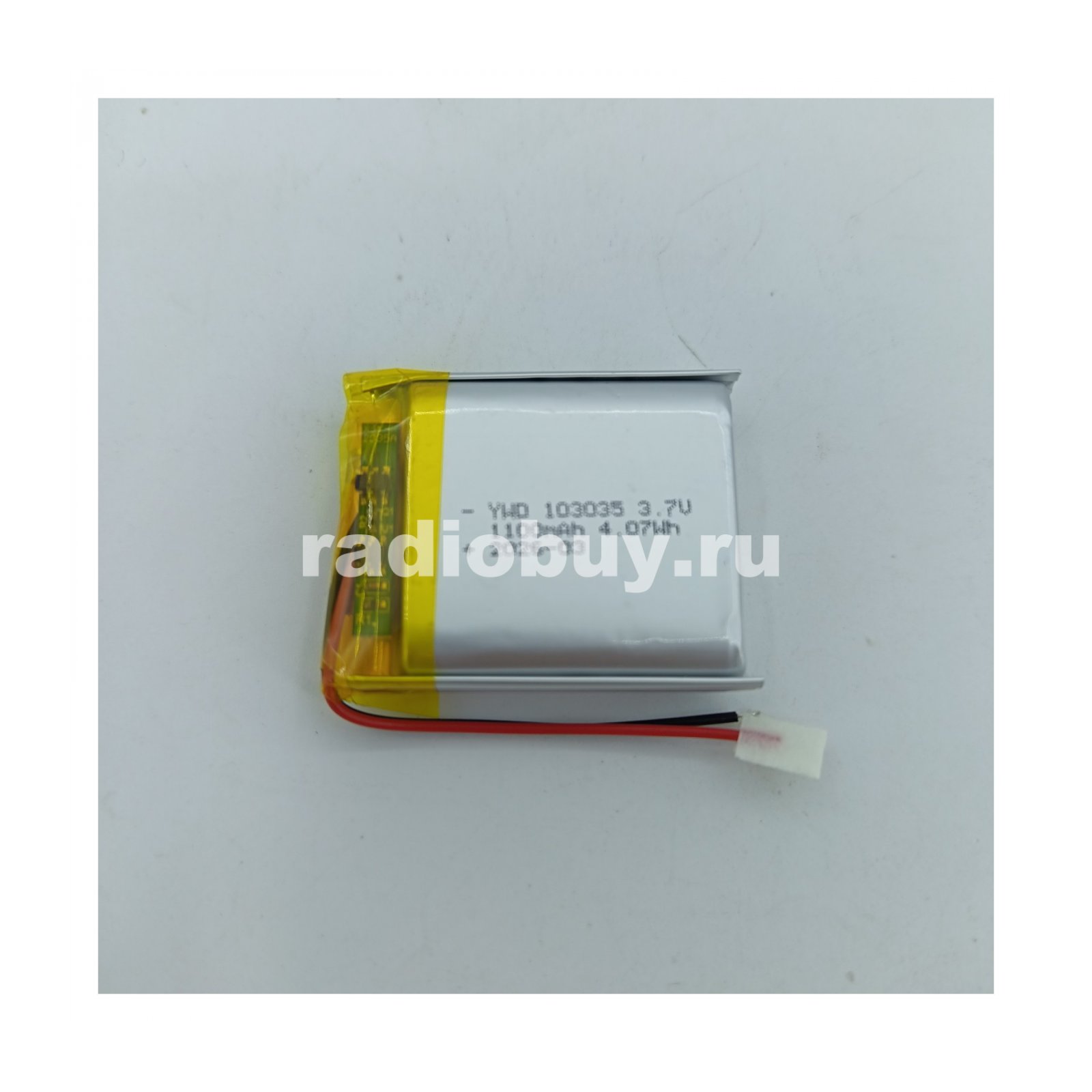 Аккумулятор 103035, 3,7V,1100mAh, Li-pol