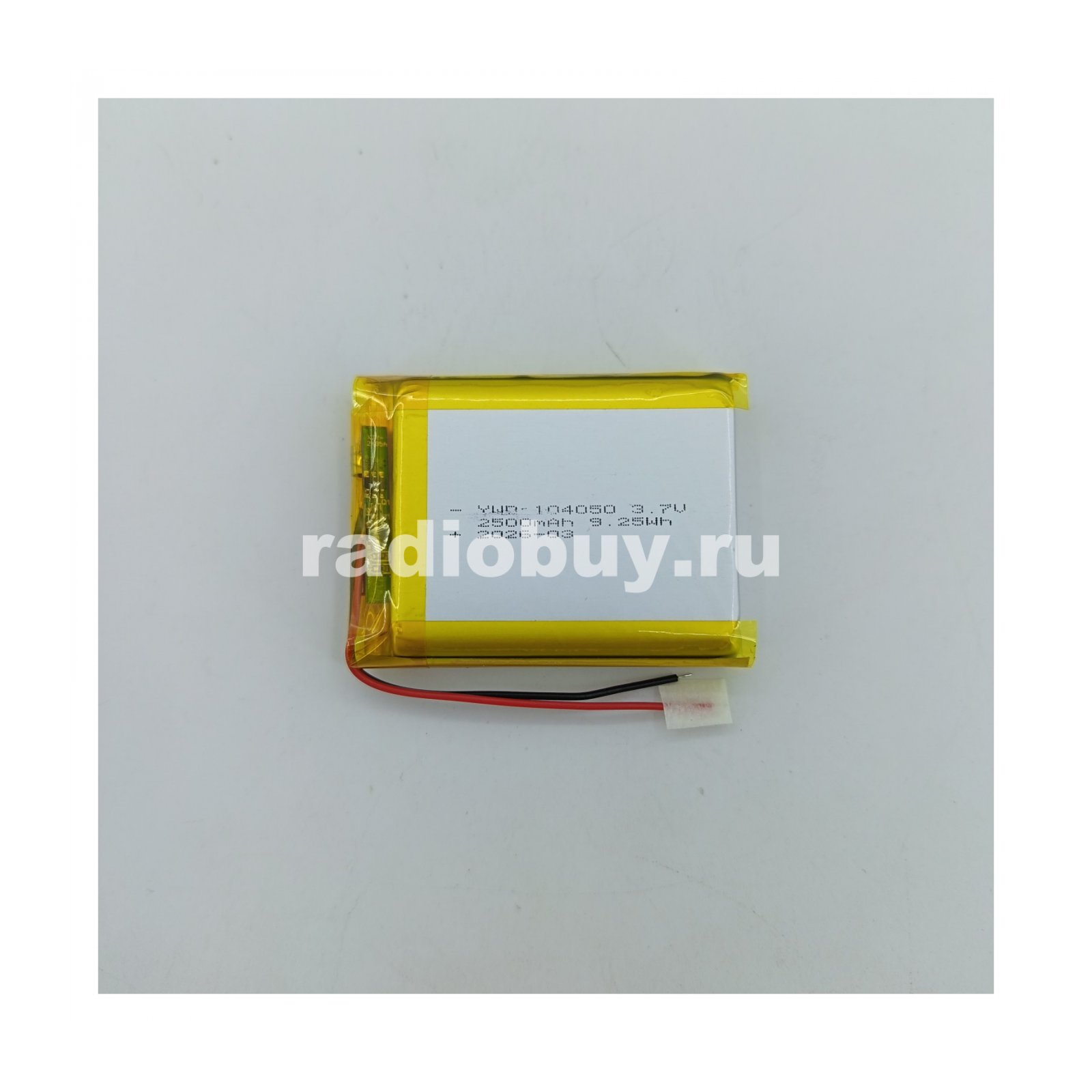 Аккумулятор 104050, 3,7V,2500mAh, Li-pol