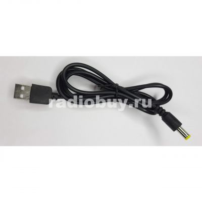 Кабель USB 2,0 - DC jack 5.5мм [вилка - вилка, 1м]