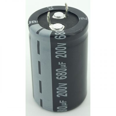 680mf x 200V, (25x40) , 105°, Jamicon LS