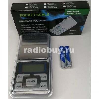 Весы электронные Pocket Scale MH 500г / 0.1г