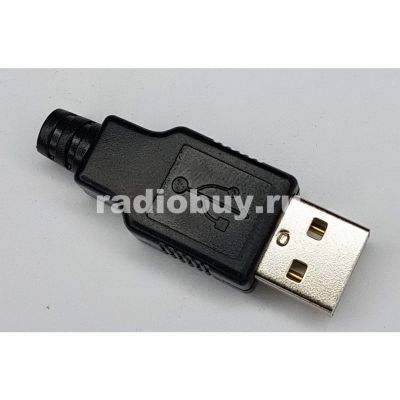 Штекер USB, под пайку