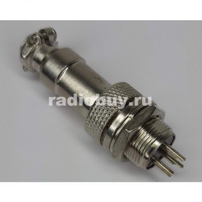 Разъём GX12, 3pin, комплект