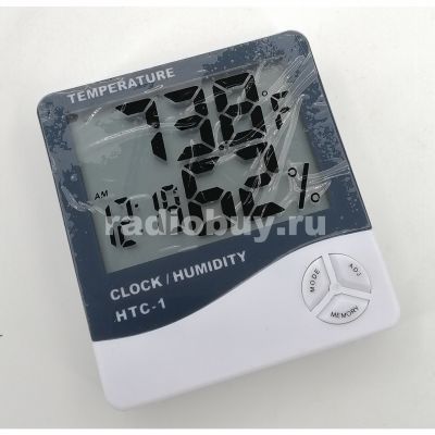 Термометр - гигрометр - будильник HTC-1
