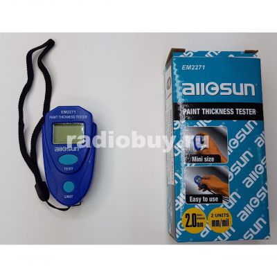 Толщиномер лакокрасочных покрытий Allosun ЕМ2271
