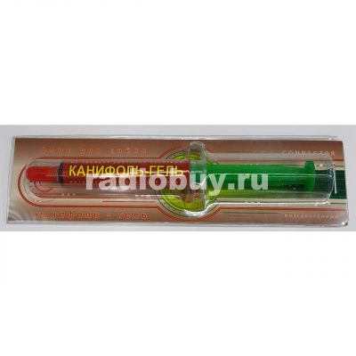 Канифоль-гель, шприц, Connector
