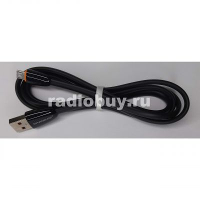 Дата-кабель SHANGJIE SJ-CB-001, USB - micro USB, чёрный, 1м