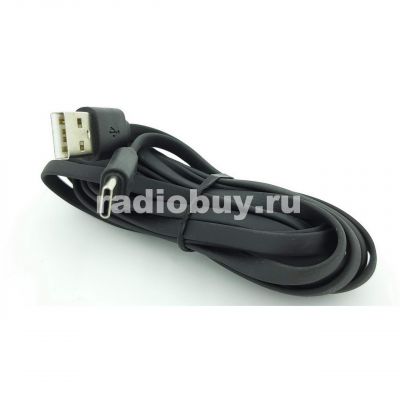 Дата-кабель SmartBuy, USB - Type C, 3м, черный резиновый, zip