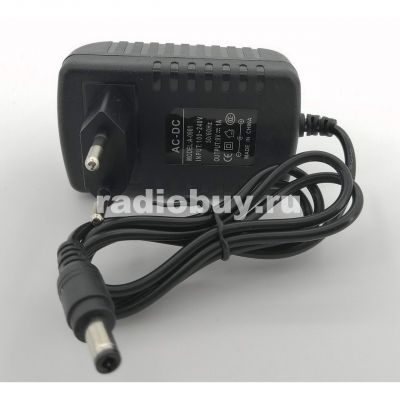 Блок питания импульсный 9.0V, 1000mA, евровилка, штекер 5.5x2.5, ALX-03