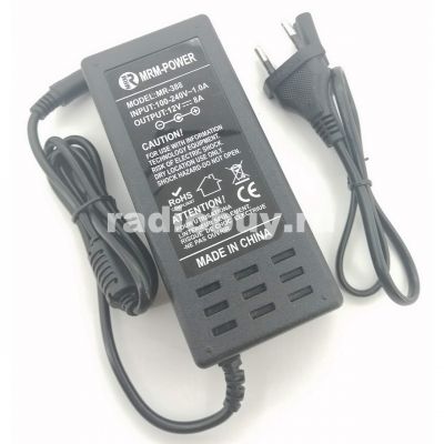 Блок питания импульсный 12.0V, 8000mA, настольный штекер, 5.5x2.5, с сетевым шнуром