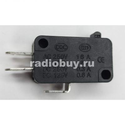 Минипереключатель концевой KW1-103, 28x15мм, без планки