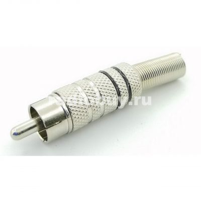 Разъем RCA штекер, металл
