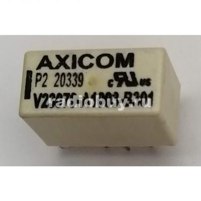 Реле сигнальное D23079 Axicom 12V, 11mА (2 пары по 2А) 15х7.3х11мм