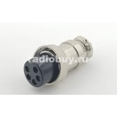 Разъём MIC16, 5pin, гнездо на кабель, 7А,125V