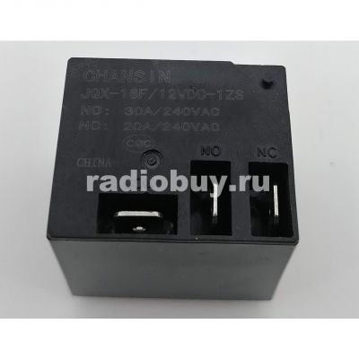 Реле JQX-16F, 20A, 240VAC, 12VDC, 32х27х27, 5pin