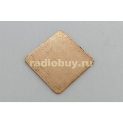 Медная пластина 20x20x1,5мм