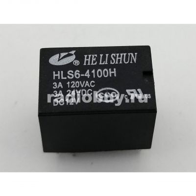Реле HLS6-4100H-1 (DC12V-3A-1C), 15,5x10,5x11,5pin