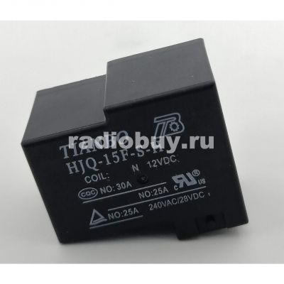 Реле HJQ-15F-S-H/HLS-T90, DC 12V, Tianbo