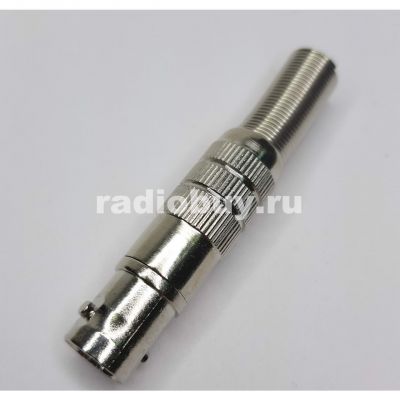 Гнездо «BNC» на кабель, пайка RG-6, MCI-7025С/TN5-027C