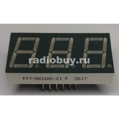 Индикатор FYT-5631 AS-21, красный, 37,8х19мм