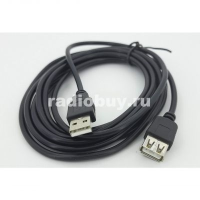 Кабель USB A - USB A [вилка - розетка, 3м]