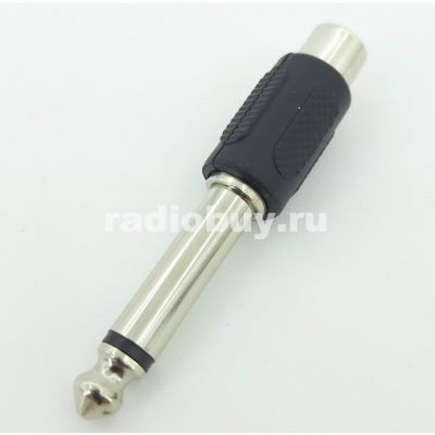 Переходник штекер 6.3 - 1RCA [розетка]