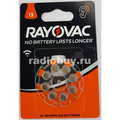Батарейка Raeovac 4606 V13 PR48, для слуховых аппаратов