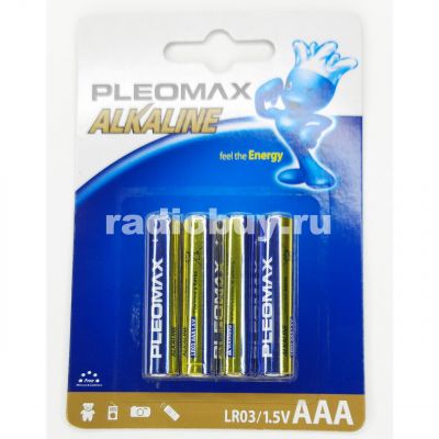 Батарейка Pleomax LR03
