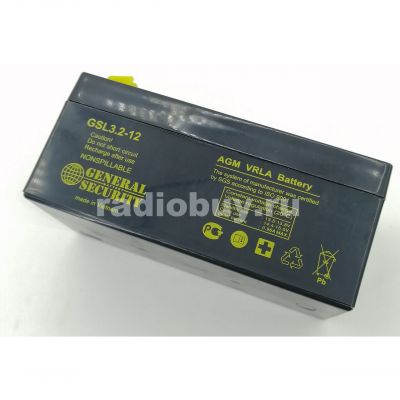 Аккумулятор 12V, 3,2Ah GS