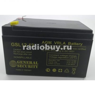 Аккумулятор 12V, 12,0Ah GS