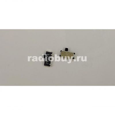 Микропереключатель движковый, горизонтальный 3pin, 6,8х2,8мм