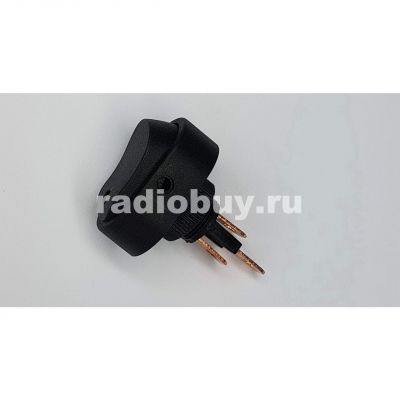 Переключатель ASW-20D 12V, желтый глазок
