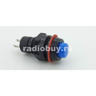 Кнопка DS-213, синяя, без фиксации на замыкание