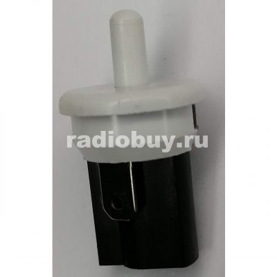 Кнопка KFT 206C, белая, без фиксации на замыкание