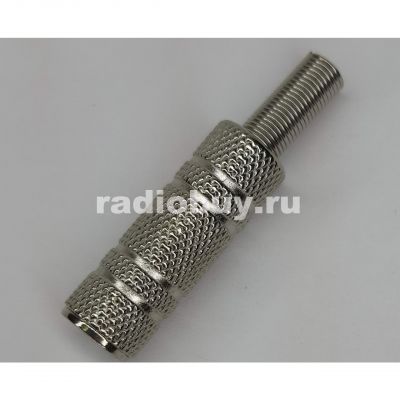 Гнездо 3.5 стерео на кабель металл