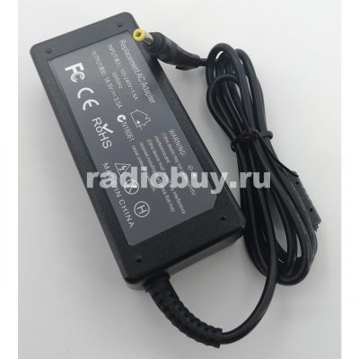 Блок питания импульсный 18.5V, 3500mA, настольный штекер 4.74x1.7