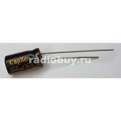 100mf x 16V, (6,3х11), 105°, CapХon