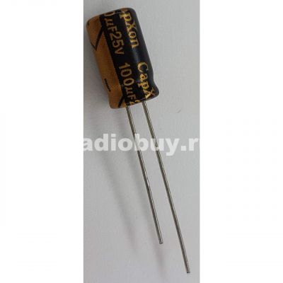100mf x 25V, (6,3х11), 105°, CapХon