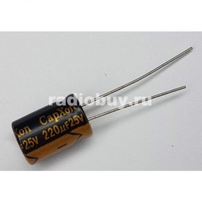 220mf x 25V, (8x11,5), 105°, Capxon