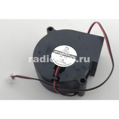 Вентилятор центробежный 60x60x28мм, 12V, 0,12А