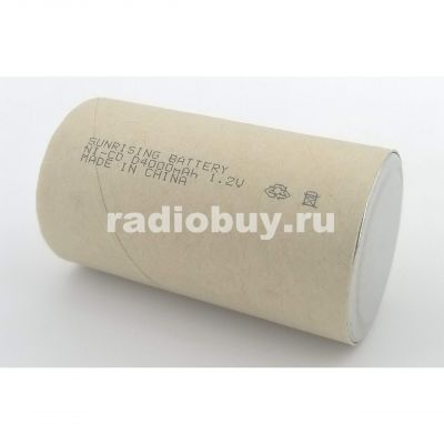 Аккумулятор Sunrising Ni-Cd D, 1.2V, 4000mAh