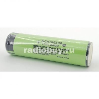 Аккумулятор Panasonic NCR18650B, 3.7V 3200mAh, Li-ion, с защитой