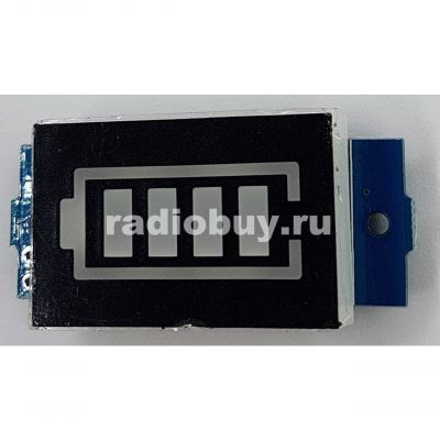 Индикатор заряда Li-ion батареи 6S, 14,8В, 31x20x7мм