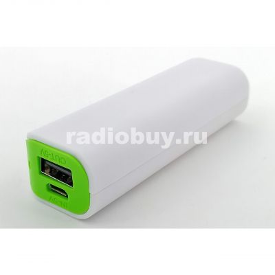 Корпус Power Bank для 1-го аккумулятора 18650, пластик