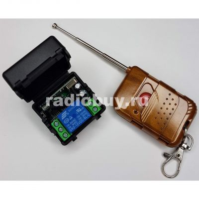Приёмник 433.92 мГц, 1 канал DC12V + пульт