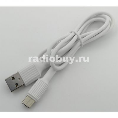 Дата-кабель USB - Type C, 1м, белый