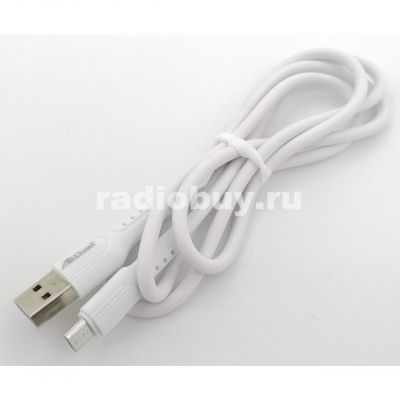 Дата-кабель USB - micro USB,1м, белый