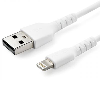 Кабель Lightning - USB для iPhone, iPod, iPad, 1м, белый