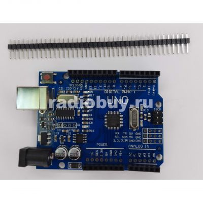 Arduino Uno R3, USB-B